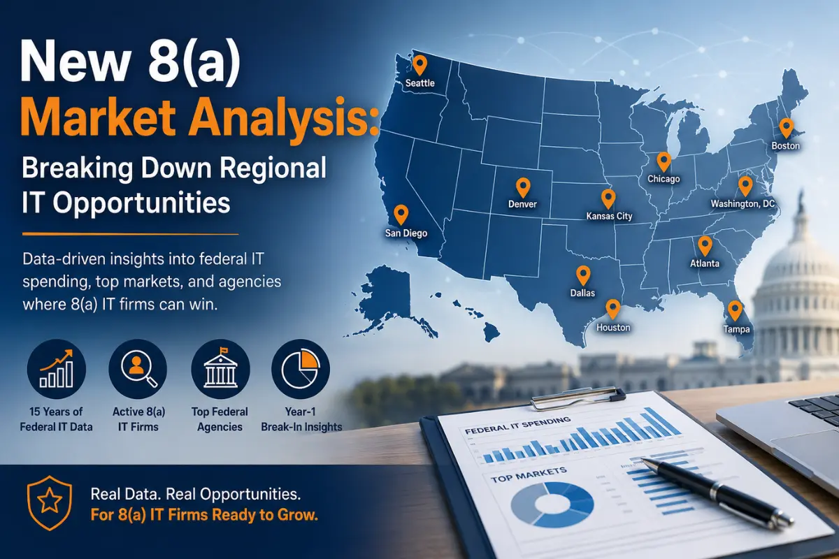 8(a) IT market opportunities across regional U.S. federal IT markets